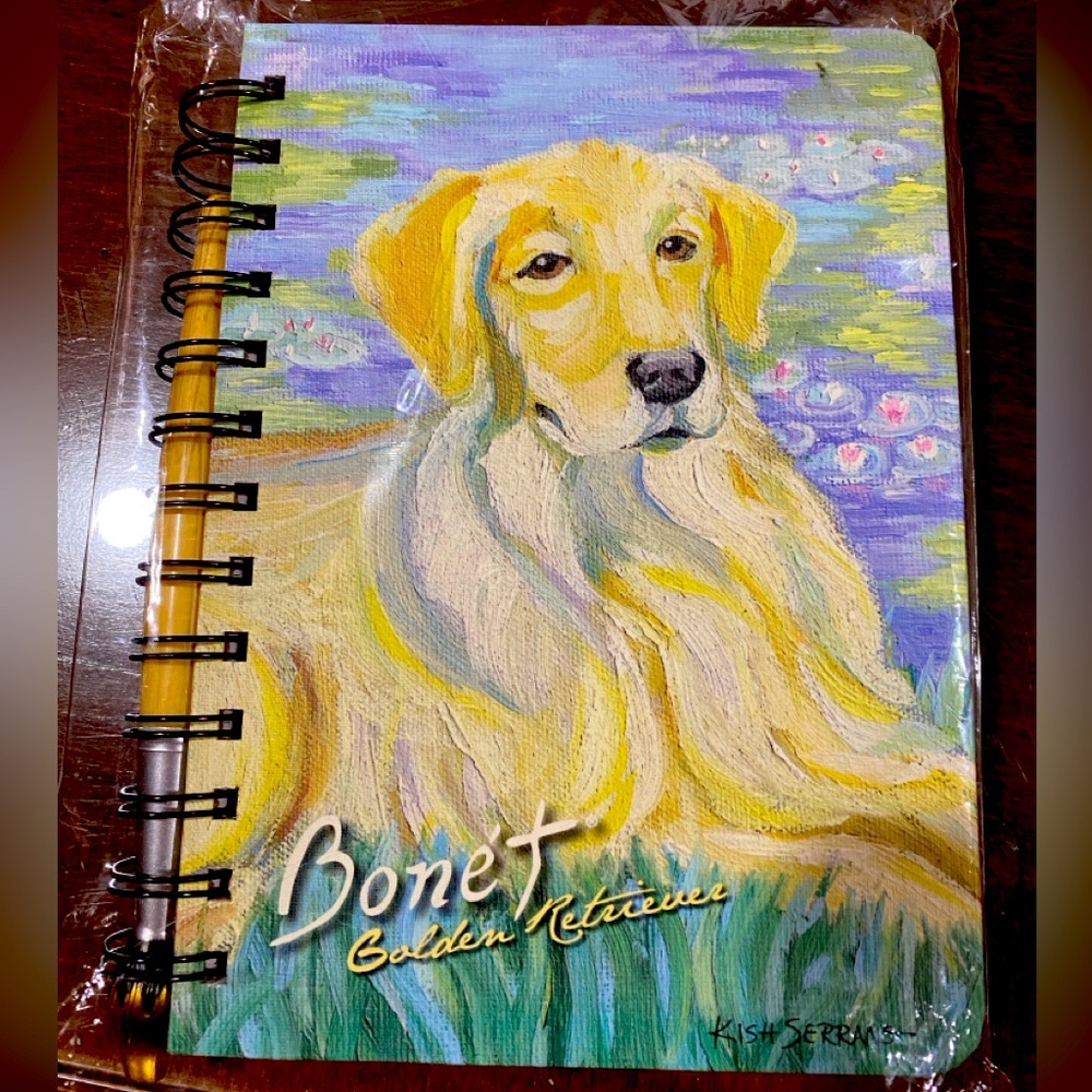 Pavilion Gift Golden Retriever Bonet, Journal and Pen Set, 5 X 7 Inches, 12097